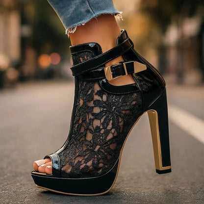 ASHFORD LACE HEEL