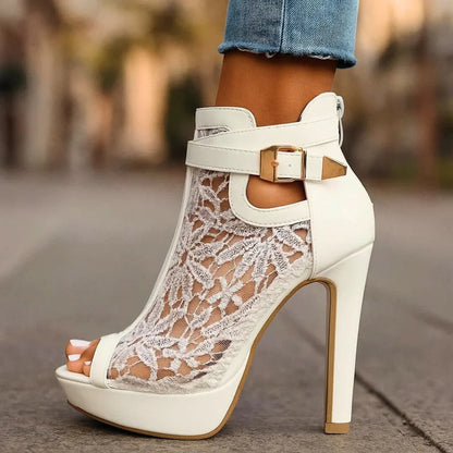 ASHFORD LACE HEEL