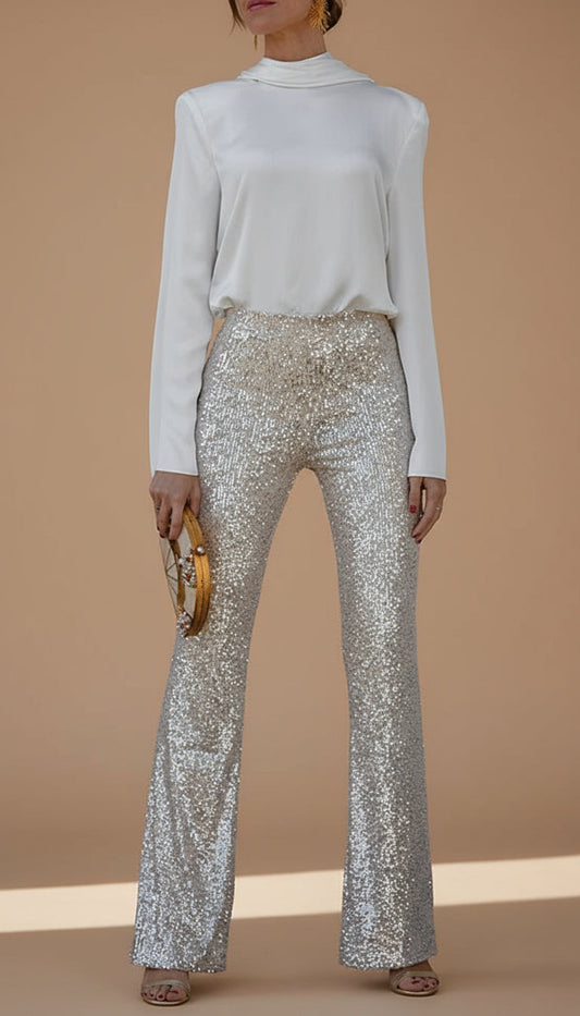 STELLA | SEQUIN TROUSERS